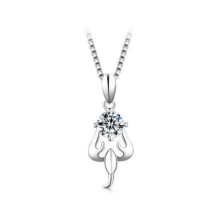 12 Constellation Pendant 925 Silver 1 Karat Moissanite - Rhyme-and-Chain