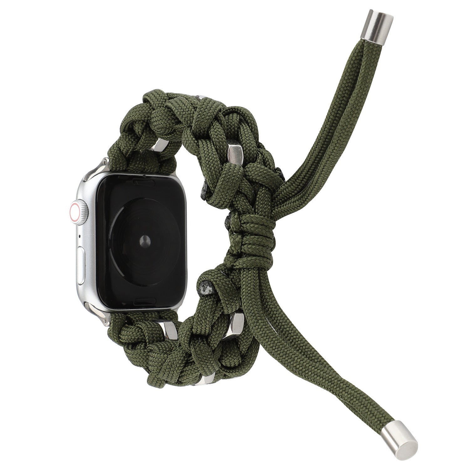 Compatible with Apple, Applicable Apple Watch Band Nylon StrapIwatch Outdoor Umbrella Cord Braided Strap - Rhyme - and - Chain