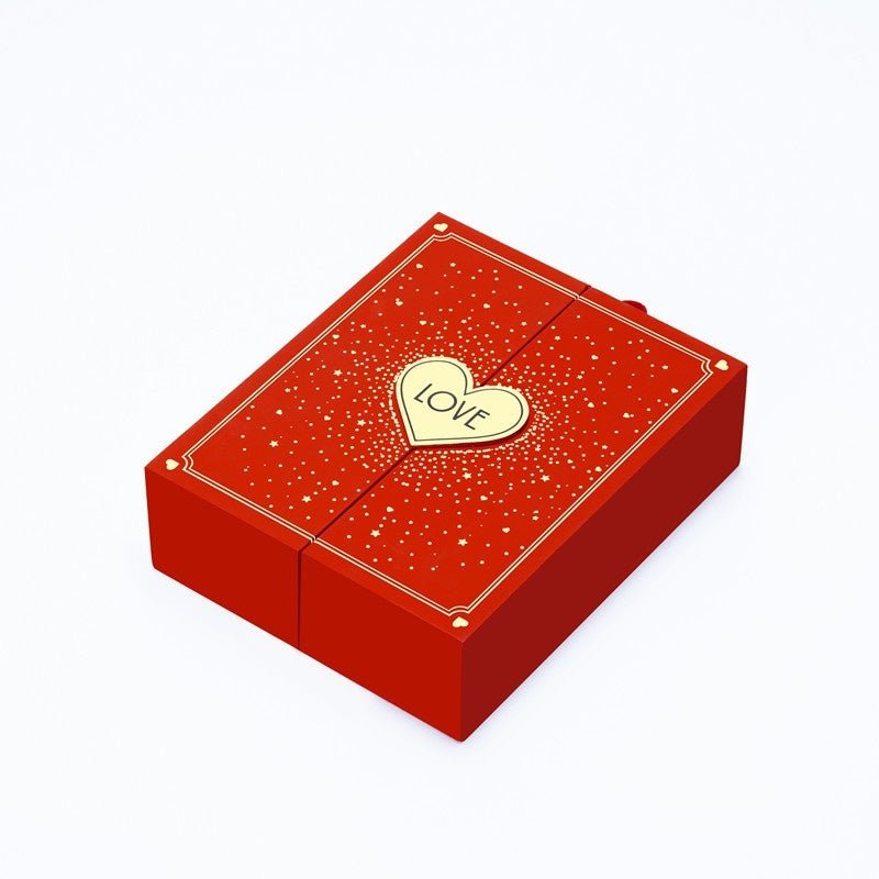 Double Open Lover Jewelry Box - Rhyme - and - Chain