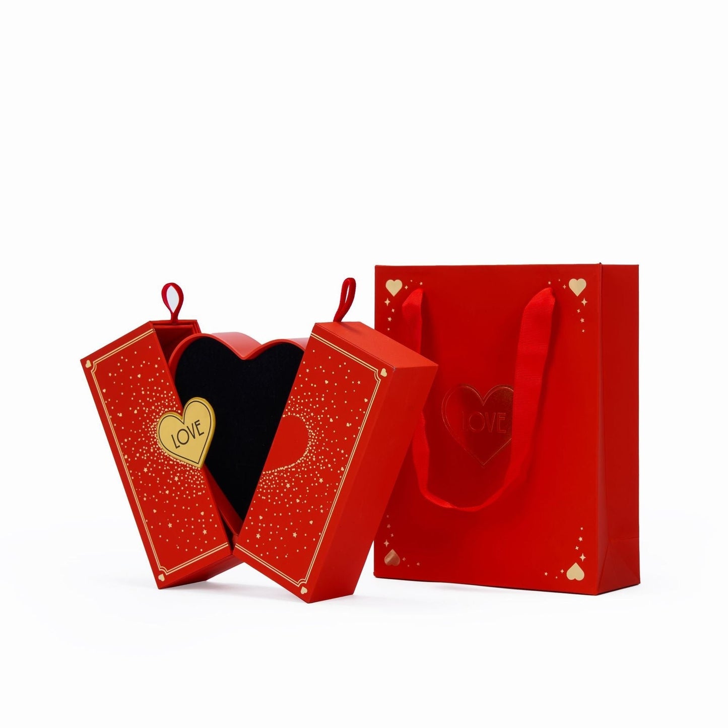 Double Open Lover Jewelry Box - Rhyme - and - Chain