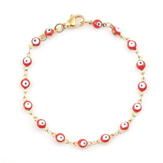 Fashion Bracelets Evil Eye Bead Bracelet Jewelry Women Men - Rhyme-and-Chain