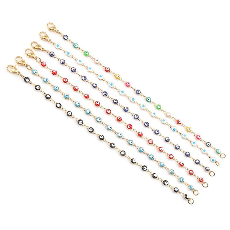 Fashion Bracelets Evil Eye Bead Bracelet Jewelry Women Men - Rhyme-and-Chain