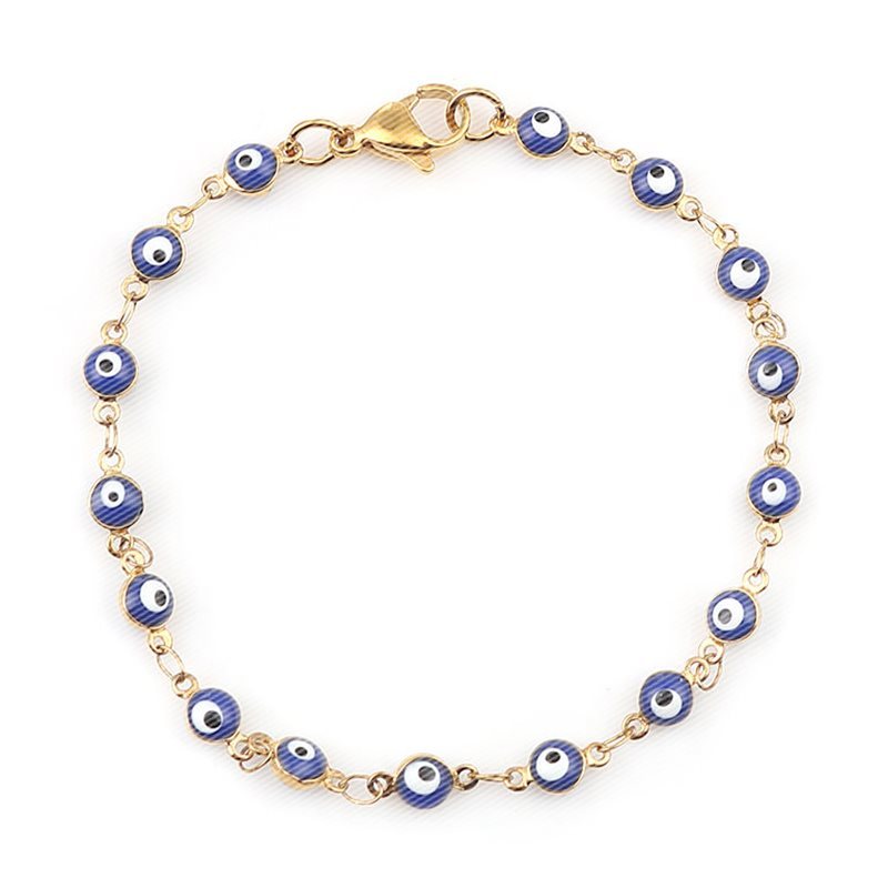 Fashion Bracelets Evil Eye Bead Bracelet Jewelry Women Men - Rhyme-and-Chain