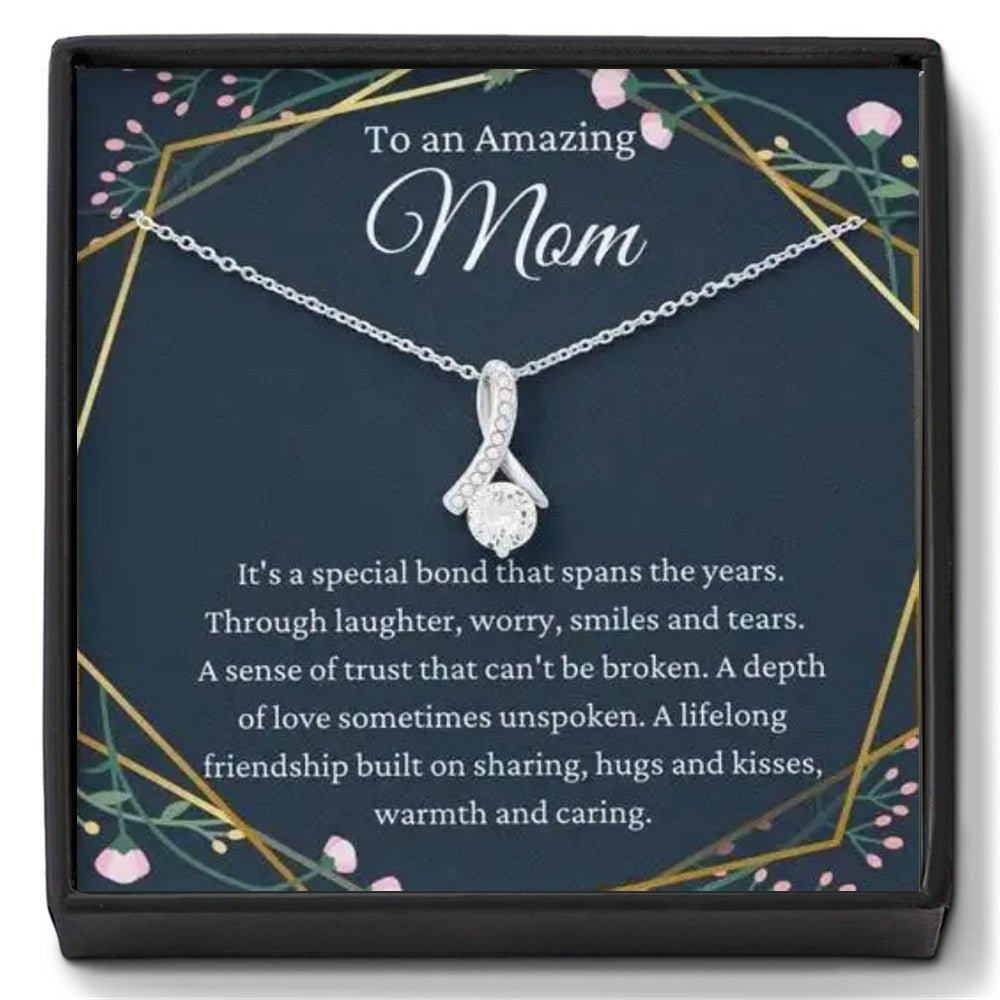 Herring Bone Pendant Necklace Simple CZ - Rhyme - and - Chain