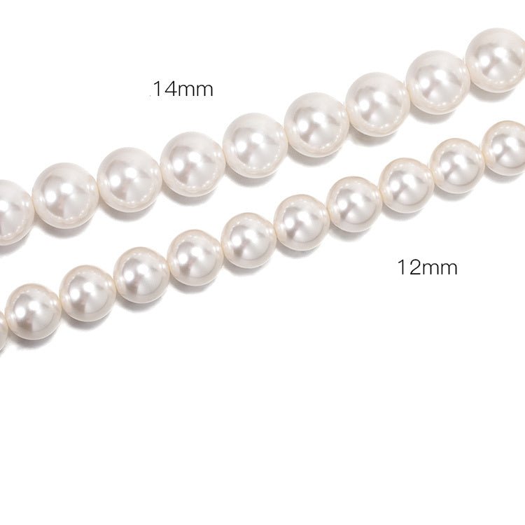 Hip - hop Retro Bead Collarbone Neck Pearl Chain - Rhyme - and - Chain