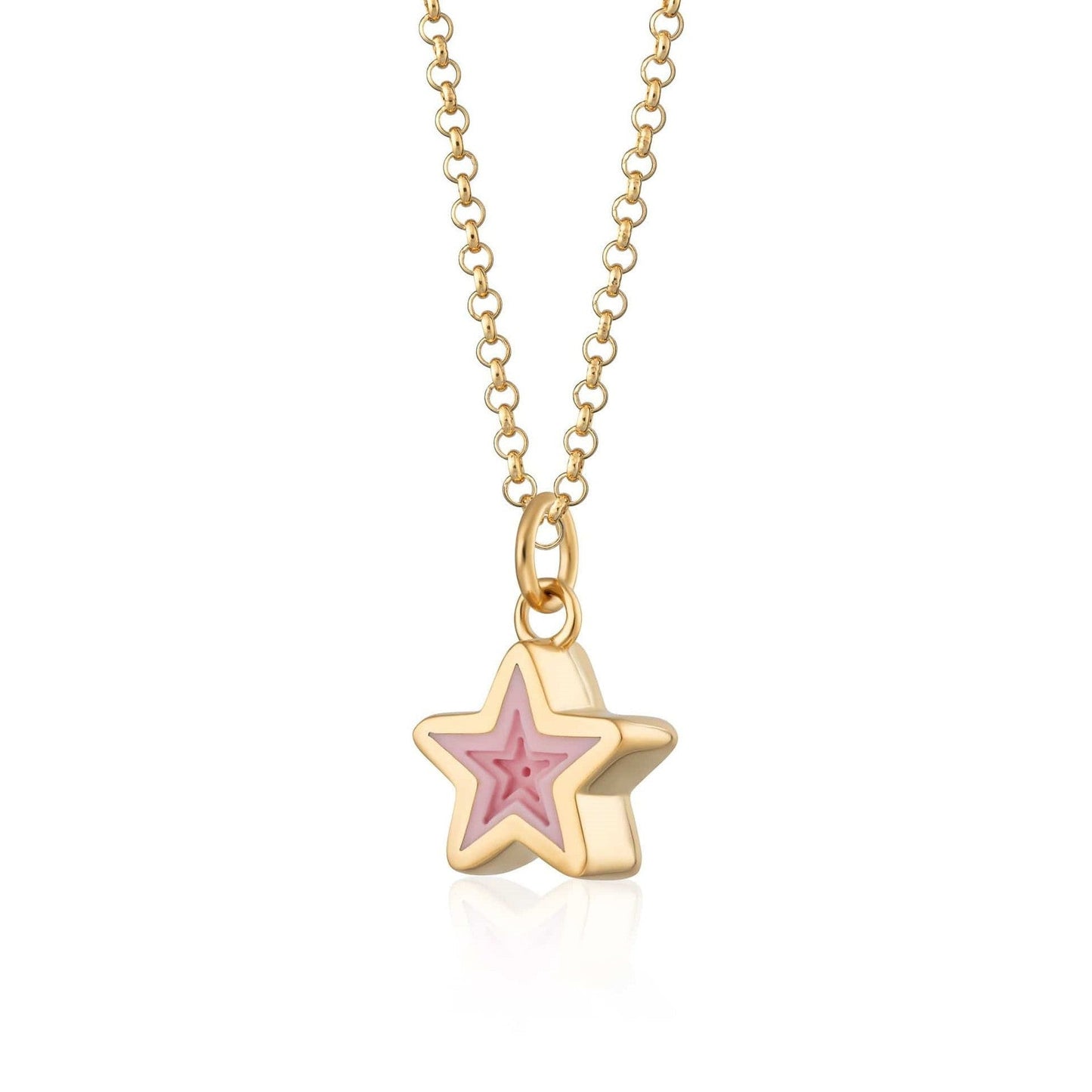 Love Star Stainless Steel Geometric Necklace - Rhyme - and - Chain