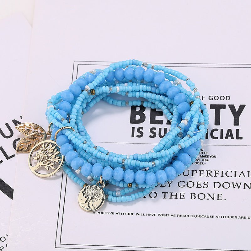 Multilayer Rice Bead Bracelet Bohemian Bracelet Bracelet - Rhyme - and - Chain