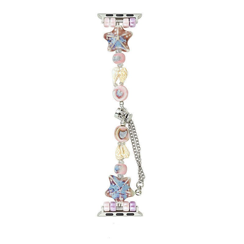 Shell Starfish Metal Watch Band - Rhyme - and - Chain