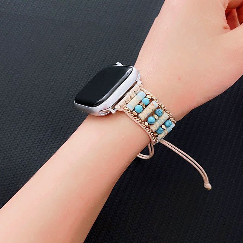 Smart Watch Band Bracelet Leather Rope - Rhyme - and - Chain