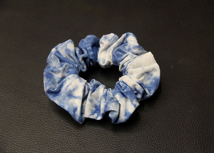 Tie Dye Printing Handmade Tie - flower Headband Yunnan Dali Bai Traditional Craftsmanship - Rhyme - and - Chain