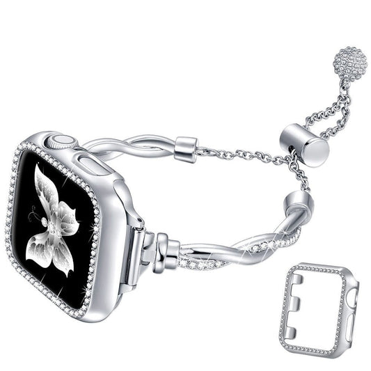 Universal Twist Chain Bracelet Apple Watch Band - Rhyme - and - Chain